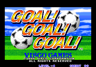 Goal! Goal! Goal! Title Screen